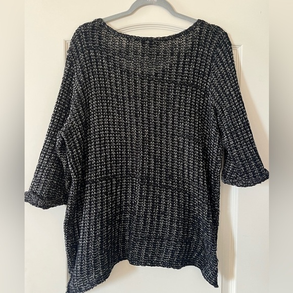 TopShop Knit Black Short Sleeve Sweater Women’s Size US 10 - Picture 10 of 14